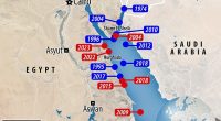 Map shows where sharks have savaged swimmers in the Red Sea