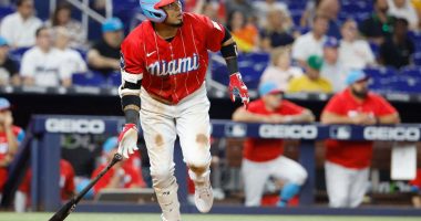 Marlins' Luis Arraez has five-hit game, now hitting .390