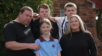 Nathan and Emma Mills arrived in Australia from the UK in 2010 with two young children and have since had a third who is an Australian citizen (pictured, with their family who now face deportation)