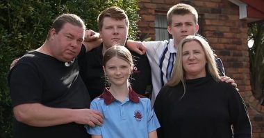 Nathan and Emma Mills arrived in Australia from the UK in 2010 with two young children and have since had a third who is an Australian citizen (pictured, with their family who now face deportation)
