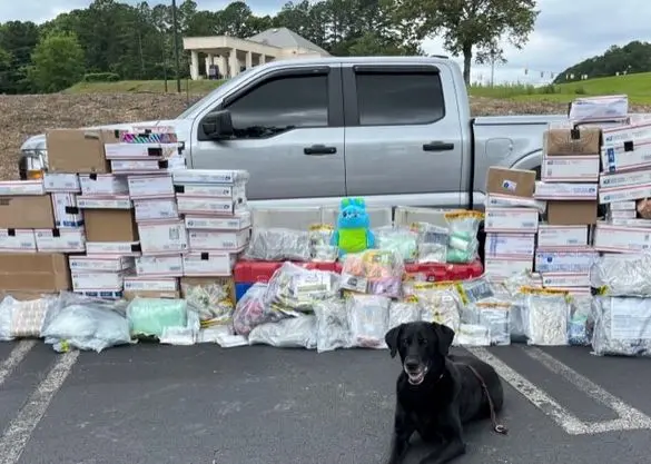 Multiple Alabama agencies, USPIS find over 100 pounds of 'contraband' in packages