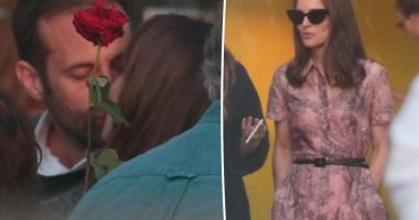 Natalie Portman, husband Benjamin Millepied kiss days before cheating scandal surfaced
