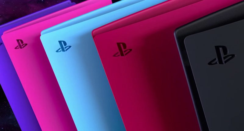 PlayStation games and colorful PS5 console covers are discounted for Days of Play