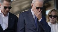 During Biden's time as vice president, there were 20 companies affiliated with certain Biden family members created intentionally with a 'complicated corporate structure' the memo states. President Joe Biden stands with his son Hunter Biden (left) and sister Valerie Biden Owens (right)