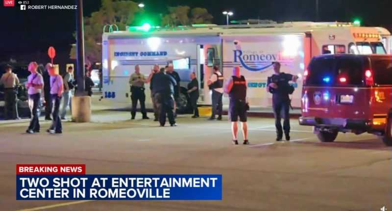 Romeoville shooting: 1 dead, another injured after Scene75 Entertainment Center shooting, police searching for suspect