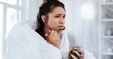 Australian researchers warned that stress can drive comfort eating (stock image)