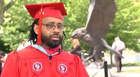 'Super dad' graduates with master's while working 3 jobs