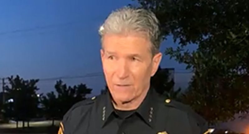 Texas man kills roommate, fires barrage of shots at police, then kills self