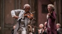 The best five minutes of Chevalier come right at the start, when we are introduced to our hero, Joseph Bologne (the excellent Kelvin Harrison Jr, pictured)