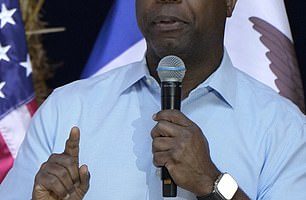 Senator Tim Scott in Des Moines, Iowa