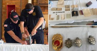 Time capsule from 1905 discovered in fire station