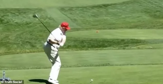 Donald Trump has ignored his indictment scandal and posted a video mocking Joe Biden's recent fall as he attempts to bring focus to his 2024 presidential campaign