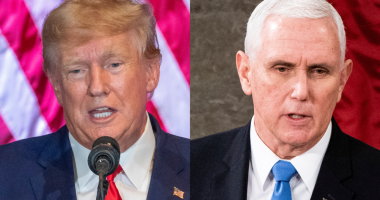 Trump says ‘I’m at least as innocent as he is’ after Pence won’t face charges on classified documents