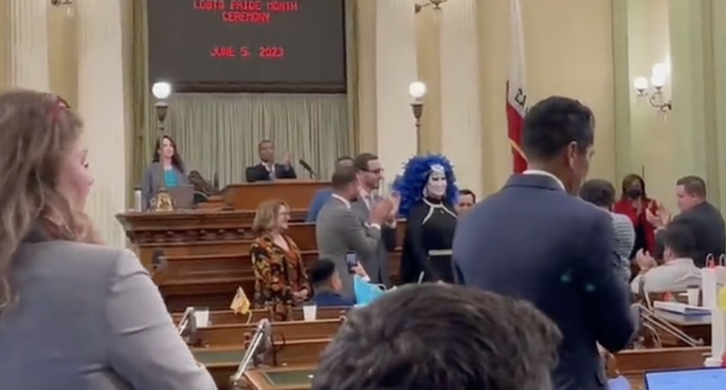 VIDEO: CA Senate Honors Drag Nun and Gay Porno Producer 'Sister Roma' With a Standing Ovation