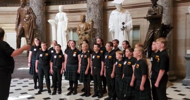 WATCH: Capitol Police Stop Children's Choir From Singing the National Anthem Inside U.S. Capitol