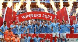 Who will Man City play in the Community Shield after FA Cup final win?