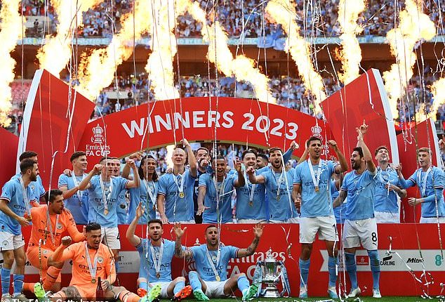 Who will Man City play in the Community Shield after FA Cup final win?