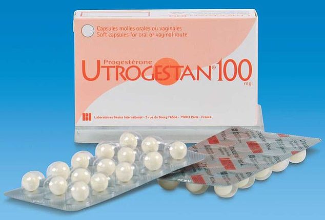 Stocks of popular HRT pills such as Utrogestan, pictured, are running low leading the government to implement a Serious Shortage Protocol limiting pharmacists to prescribing no more than two months¿ worth of the capsules