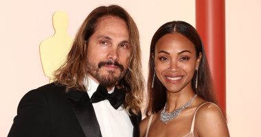 Zoe Saldana Poses Topless, Shows Off Tattoo of Husband Marco Perego’s Face