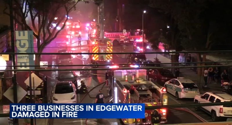 Extra-alarm Edgewater fire starts in Rewire Cafe, damages convenience store Thorndale Mart: Chicago Fire Department