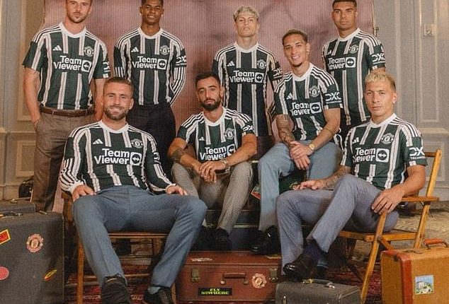 Manchester United have unveiled their eye-catching away shirt for the 2023-24 season