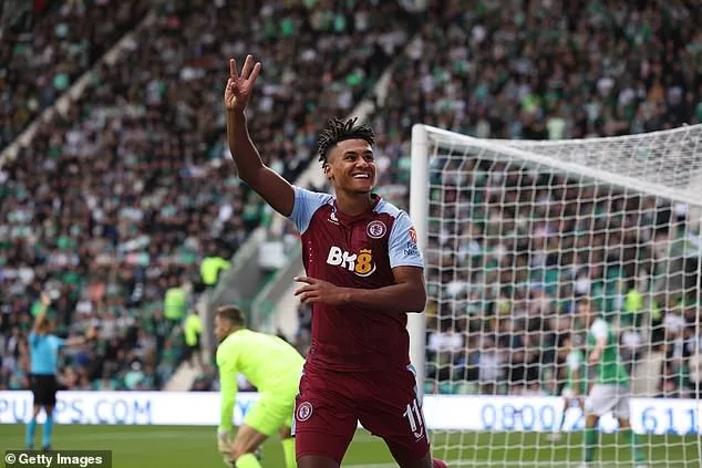 Hibernian 0-5 Aston Villa: Ollie Watkins hat-trick helps Unai Emery's side cruise to a first leg lead in the Europa Conference League play-off