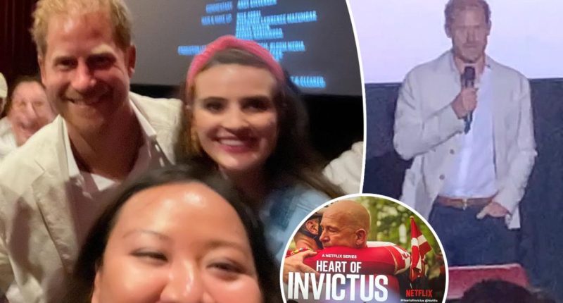 Prince Harry surprises fans at 'Heart of Invictus' screening, pokes fun at audience