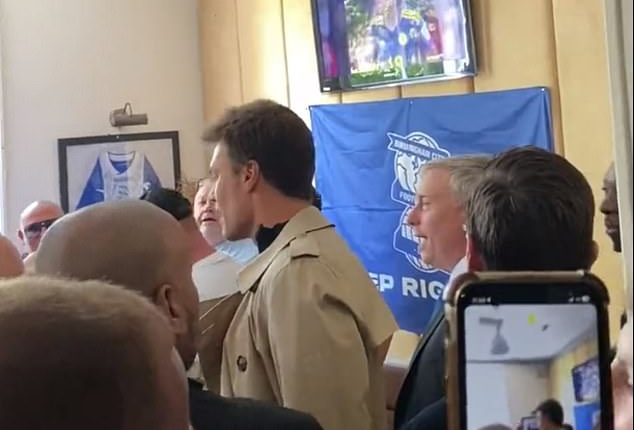 Tom Brady surprised Birmingham fans at a pub before attending his first game as co-owner