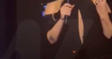 Something to tell us? Adele, 35, once again sparked marriage speculation as she referred to herself as a 'wife' during her Las Vegas residency show on Saturday