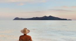 Lounging by the beach at Aman, Amanpulo