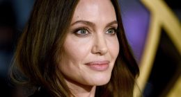 LONDON, ENGLAND - OCTOBER 27:  Angelina Jolie attending the UK Gala screening of Marvel Studios' "Eternals" at BFI IMAX Waterloo on October 27, 2021 in London, England. (Photo by Gareth Cattermole/Getty Images for Disney)
