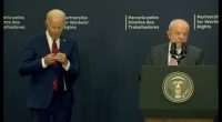 Biden Reveals He's Told What to Do, Almost Knocks Over Flag, and Brazilian President's Unique Reaction
