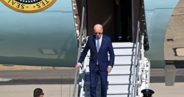 Biden Slips on Stairs After Report on Staff Trying to Prevent Him Tripping