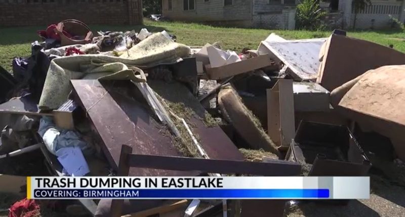 Birmingham's Eastlake residents voice concerns about trash dumping