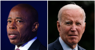 Blue on Blue: NYC Mayor Eric Adams Tells Biden to Visit Migrant Hotel