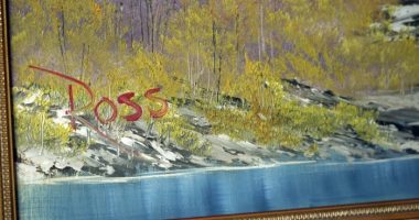 First Bob Ross TV painting, completed in a half an hour, goes on sale for nearly $10 million