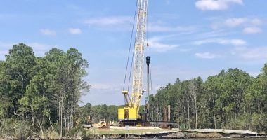 Bridge work resumes over Intracoastal Waterway in Gulf Shores