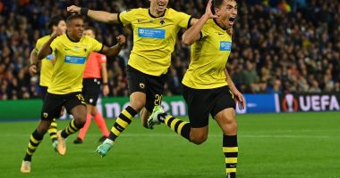Brighton 2-3 AEK Athens: Seagulls LOSE their first ever European match as Greek champions rain on their parade despite two Joao Pedro penalties