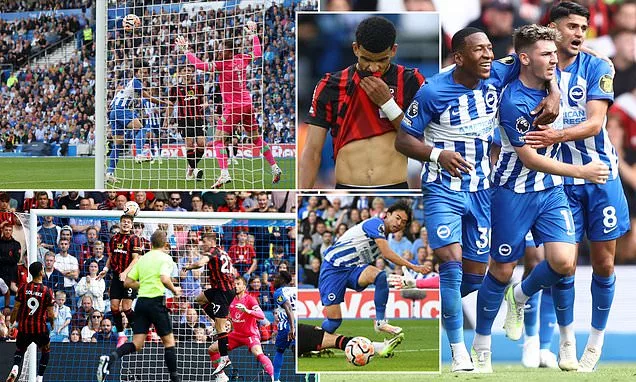 Brighton 3-1 Bournemouth: Sub Kaoru Mitoma bags second-half brace after Milos Kerkez's own goal as hosts come from behind to move up to third in the Premier League
