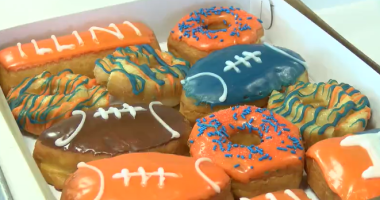 Champaign donut shop adds to orange and blue craze ahead of game day
