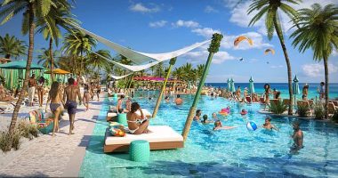 Cruise lines are doubling down on private destinations and spending up to $250 million buying private Caribbean islands as exclusive locations for their customers. The Royal Beach Club (pictured) at Paradise Island will offer cruise guests a new option for visiting Nassau, Bahamas