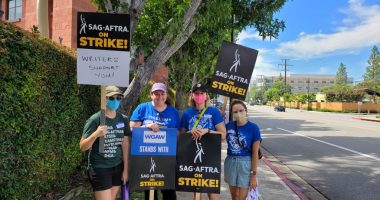 Dispatches From The Picket Lines: Scribes Celebrate New Deal While Showing Solidarity With  SAG-AFTRA