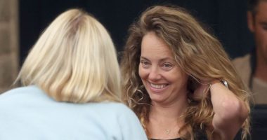 EXCLUSIVE: Danny Masterson's wife Bijou Phillips ditches her wedding ring as she's seen smiling and laughing with a pal in LA - just two days after filing for divorce from jailed rapist
