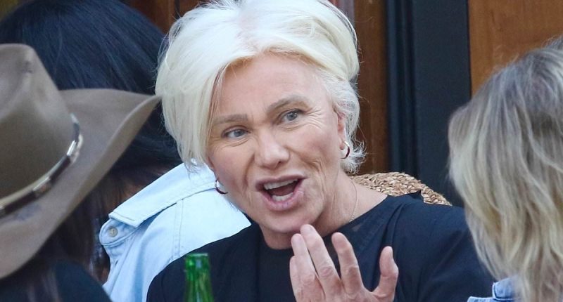 EXCLUSIVE: Hugh Jackman's estranged wife Deborra-Lee Furness removes her wedding ring for jovial lunch with female pals in NYC - just days after shock split