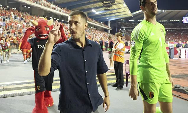 Eden Hazard is 'offered route back into football' by Liverpool's Europa League opponents Royale Union Saint-Gilloise, with ex-Real Madrid flop 'tempted to move closer to his family as both brothers play in Brussels'
