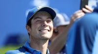 Viktor Hovland scored a hole-in-one during the final day of practice ahead of the Ryder Cup