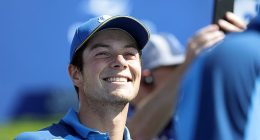 Viktor Hovland scored a hole-in-one during the final day of practice ahead of the Ryder Cup