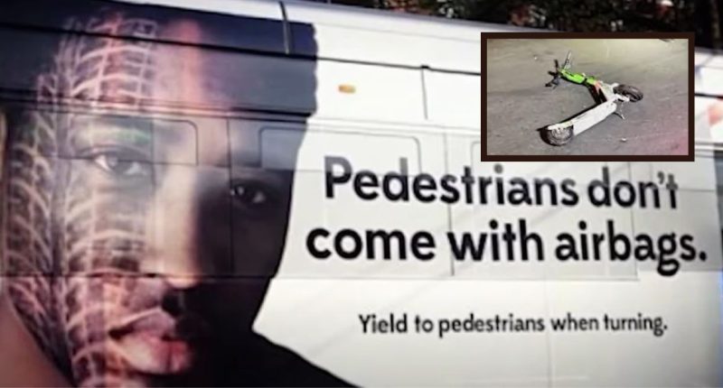 Former face of pedestrian safety injured in hit-and-run