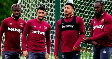 Free agent Jesse Lingard continues bid to earn West Ham contract as he is pictured training with the Hammers ahead of Europa League clash against Backa Topola