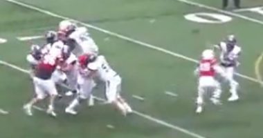 Haley Van Voorhis becomes first non-kicker to play in college football game